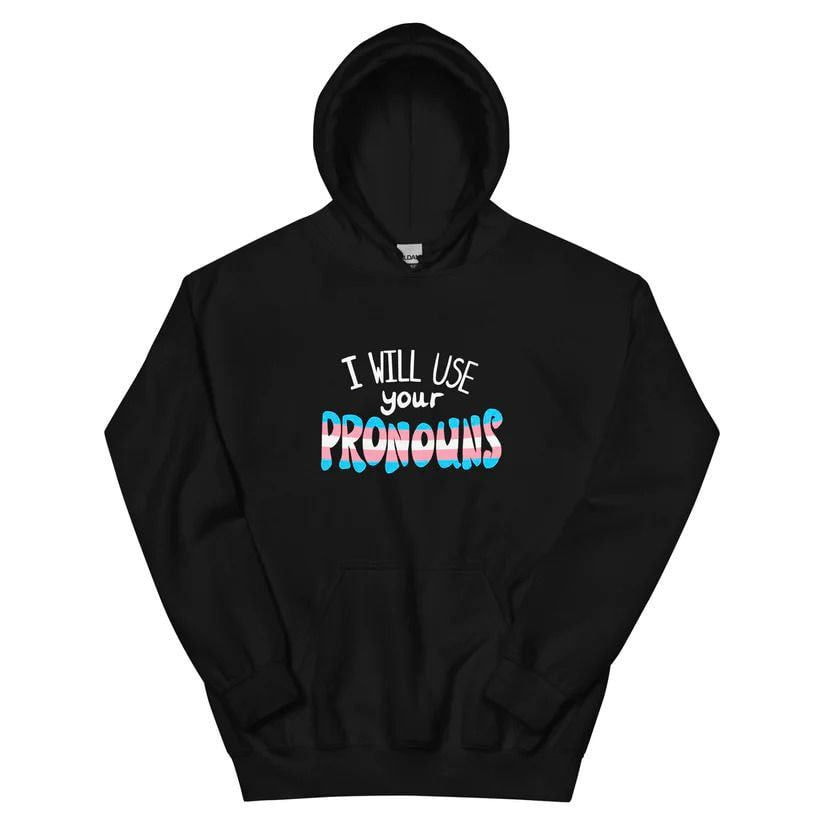 Pronouns hoodie