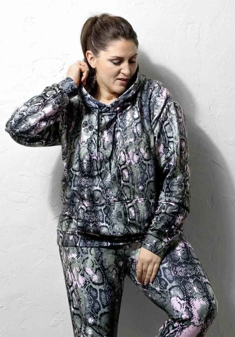 sudadera con capucha con impresión por sublimación