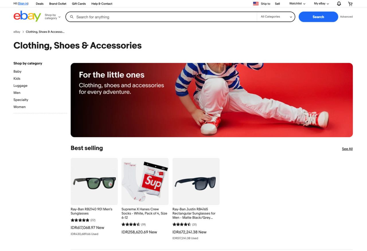eBay Screenshot