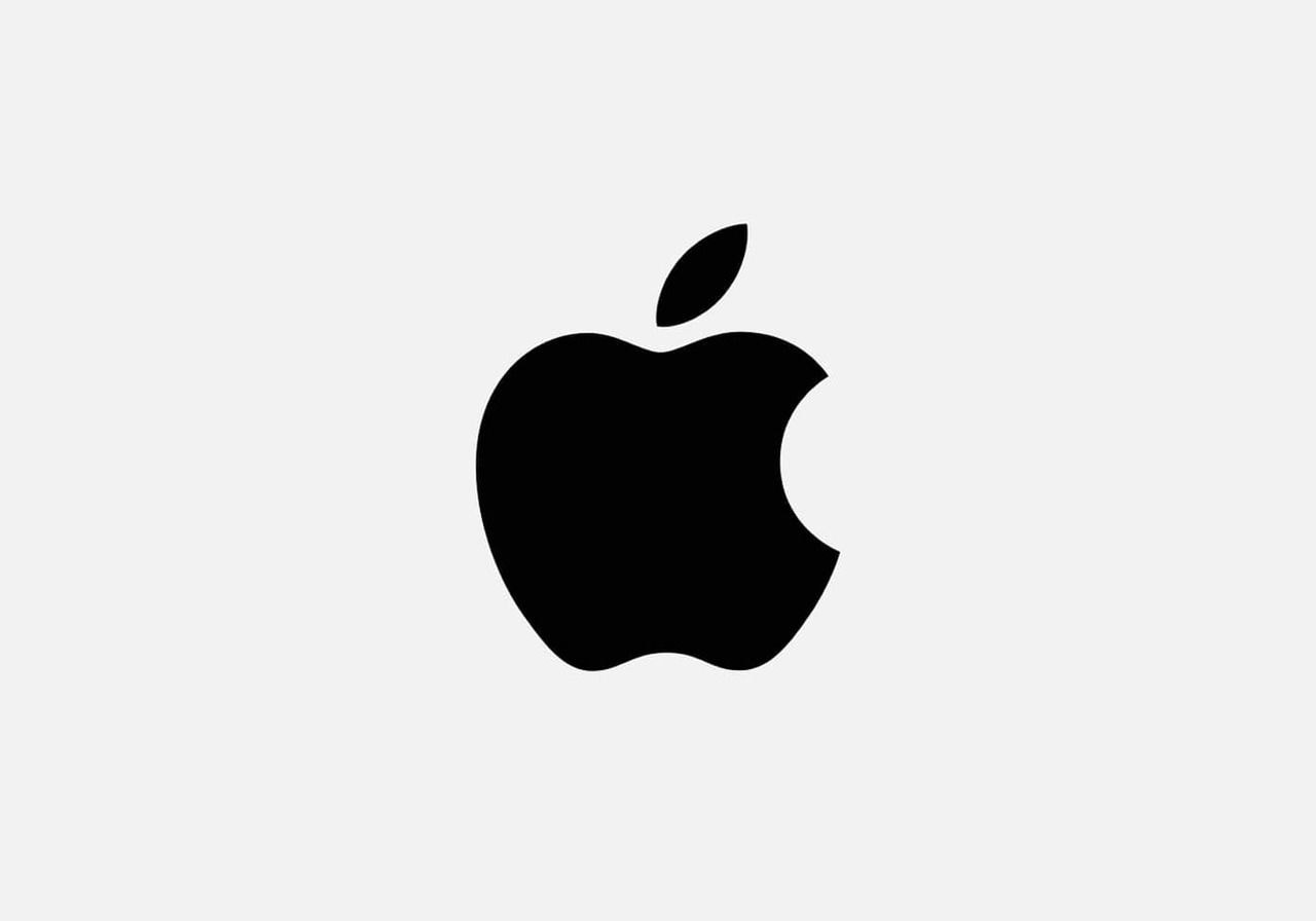 Apple logo.