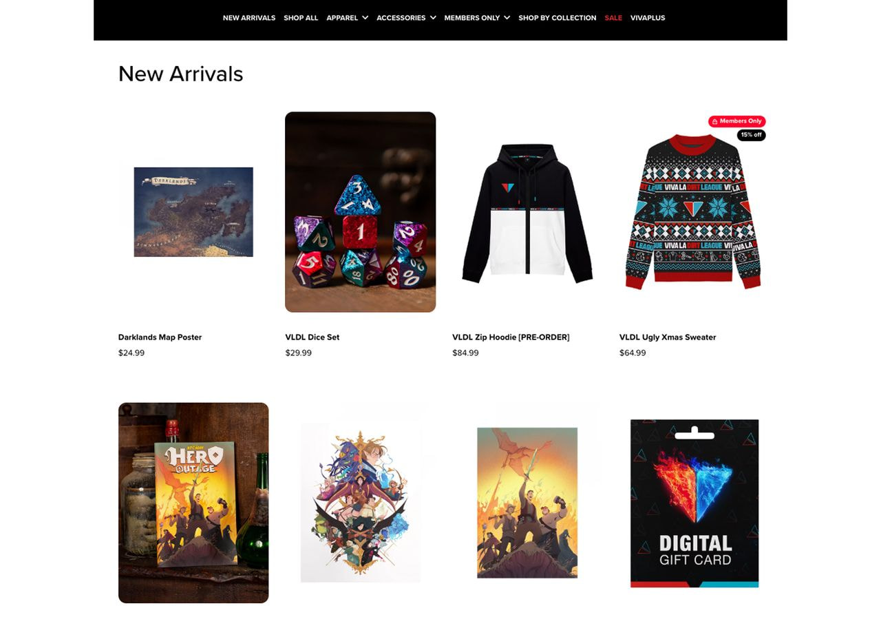 Viva La Dirt League page.