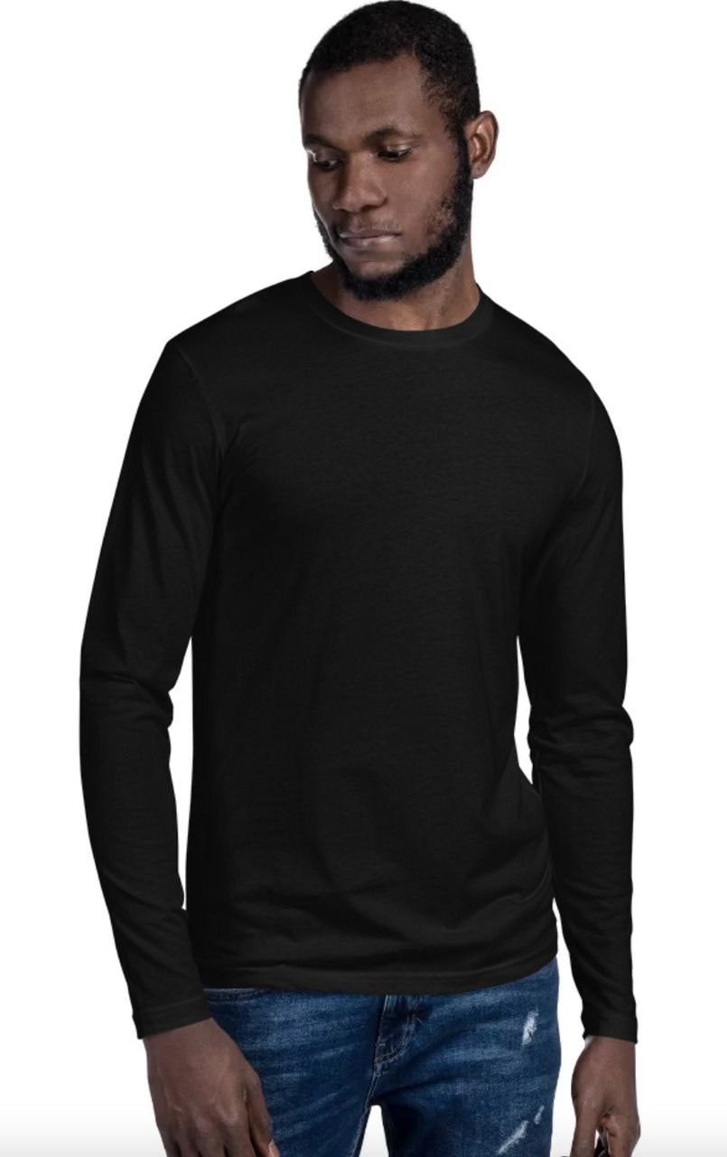 Mens fitted long sleeve on sale shirts