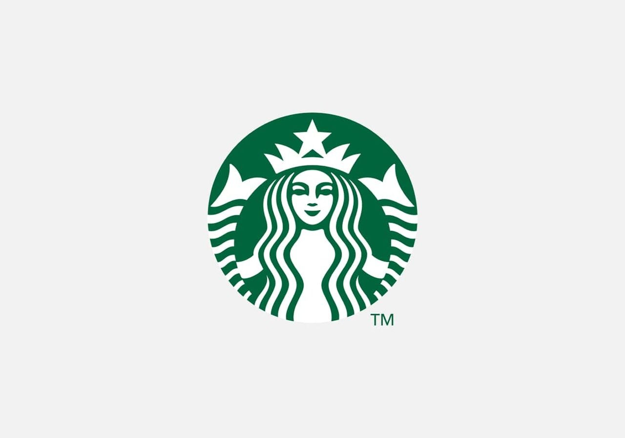 Starbucks logo.