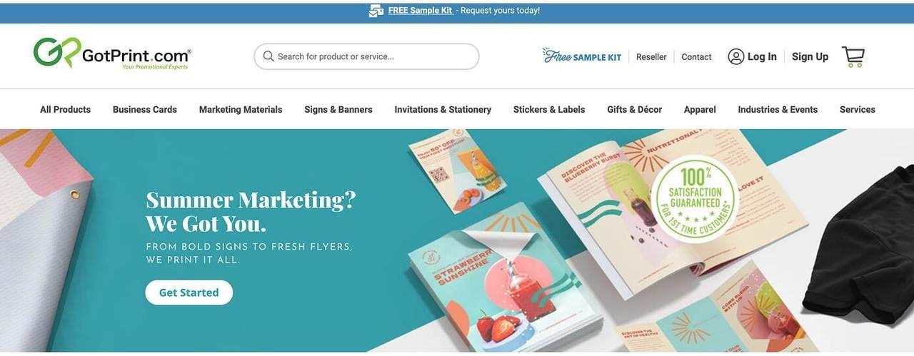 Gotprint website