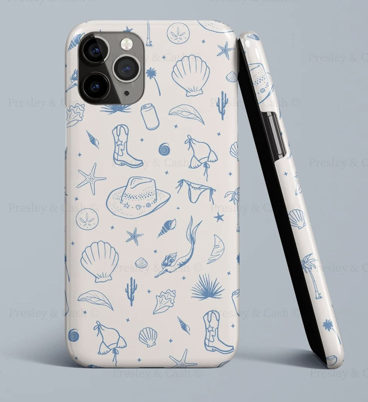 a phone case with a design on it