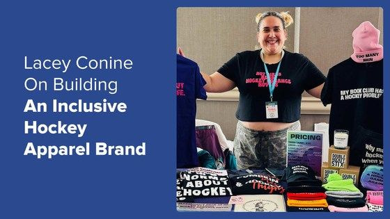 From a brain injury to a full-time hockey fan apparel business