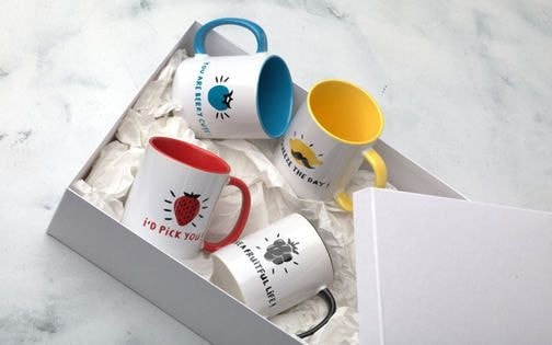 16 oz porcelain coffee mug Hugo Coffee Artisan 16 oz. Mug – Hugo Coffee Roasters main image 0