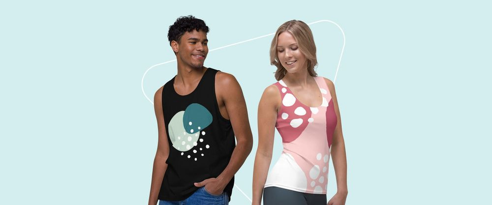 Men's Tank - Custom printed tank tops with no minimums