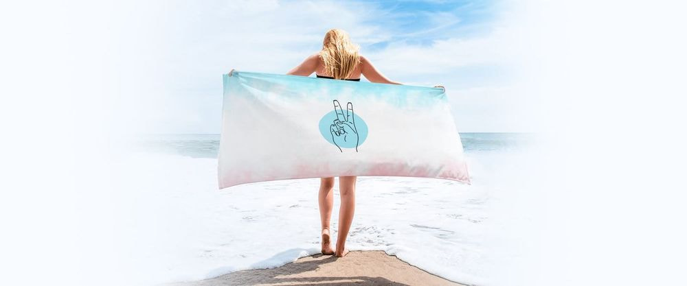 Oversized Beach Bath Towels 30 x 60 (6 Pack)