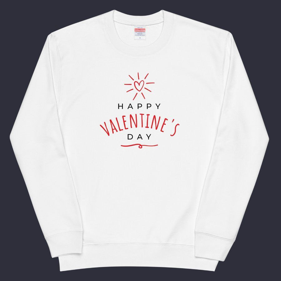 バレンタインデーオリジナルギフト用のスウェット
