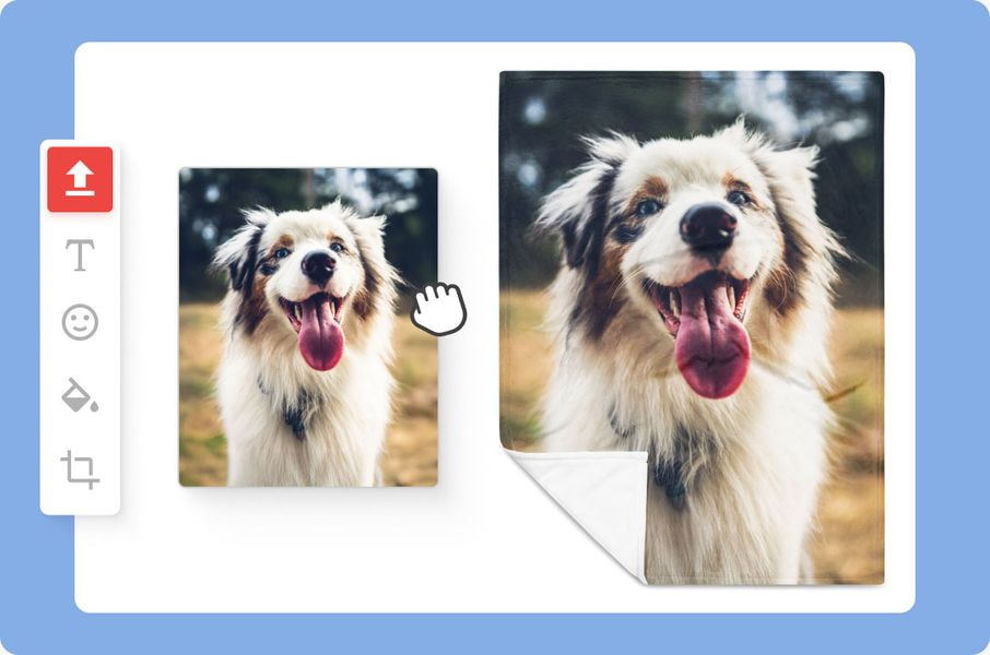uploading photo to design maker