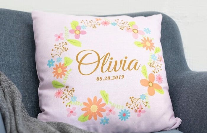personalised baby pillows