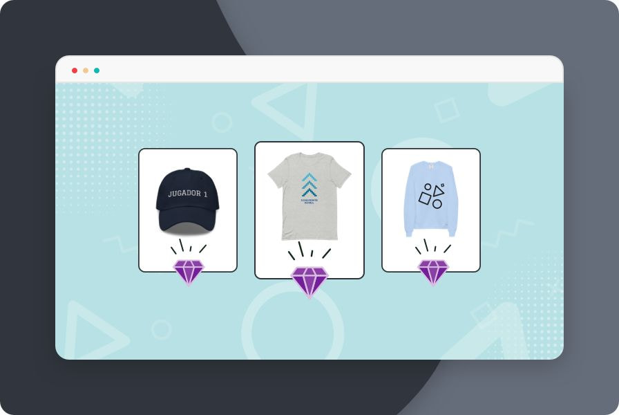 productos promocionales dentro del juego
