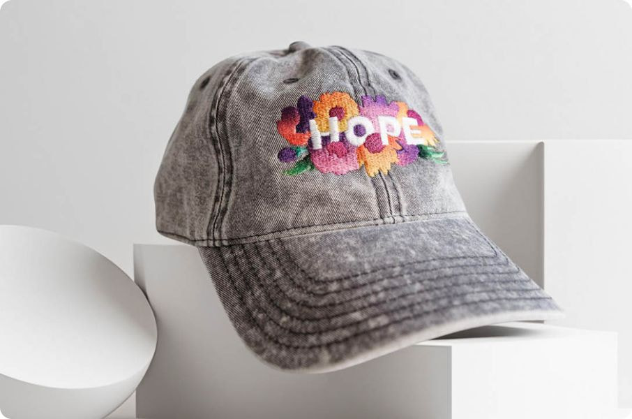 Custom store cap maker