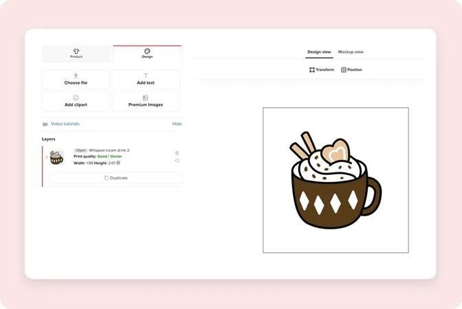 autocollant personnalisé avec photo, design ou logo