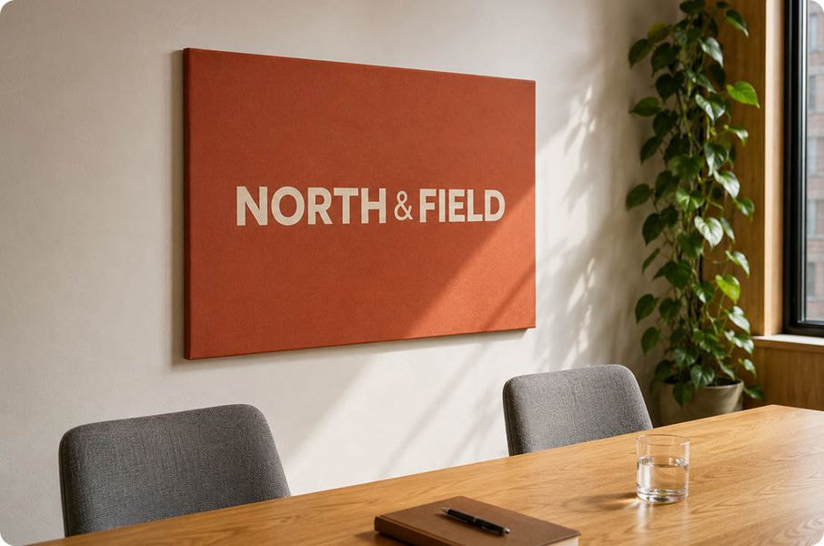 a board on a wall