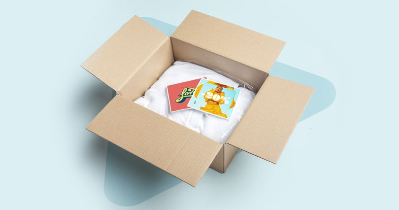 Packaging personnalisé Printful