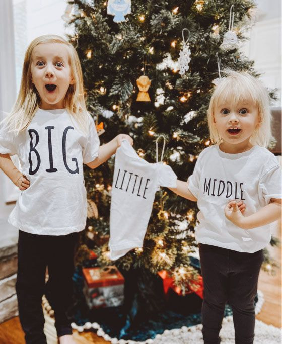 baby wearing custom tee