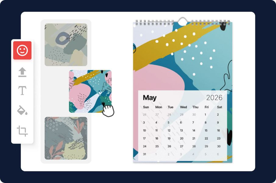 an illustration of an online design interface