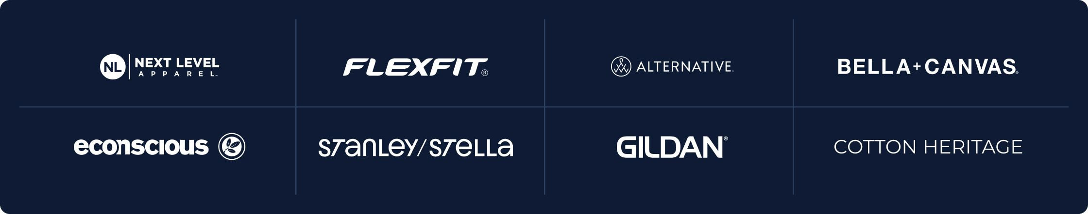 a group of brand logos