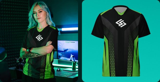 photo of people wearing esports gaming jerseys