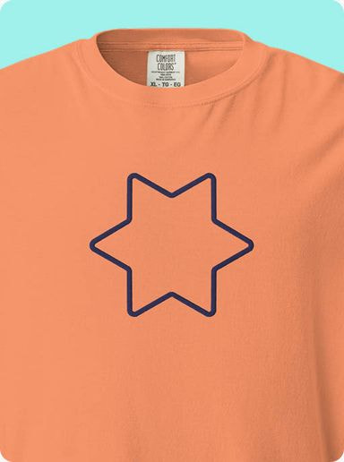 a shirt with a star on it
