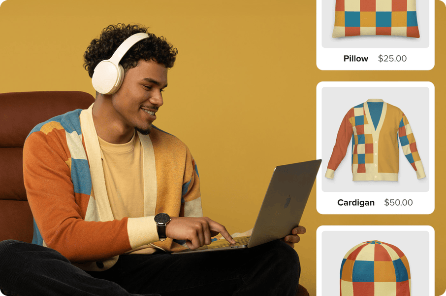 products in online store