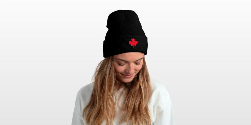 Custom embroidered best sale beanies no minimum