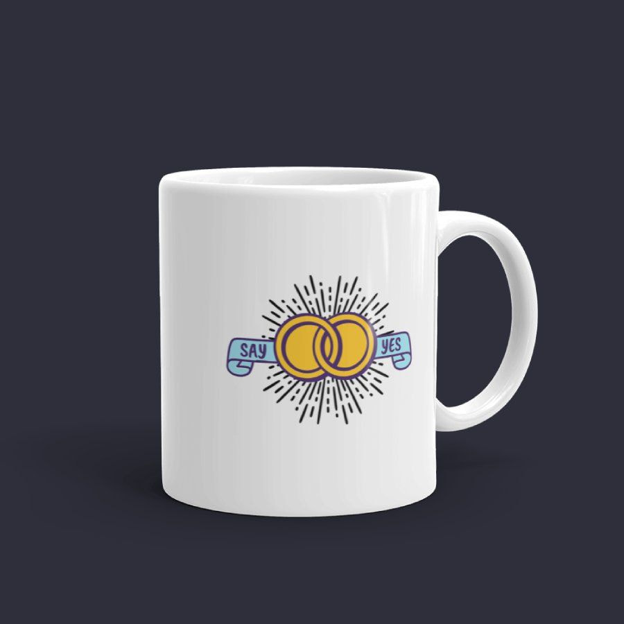 バレンタインデーギフトアイデアのマグカップ