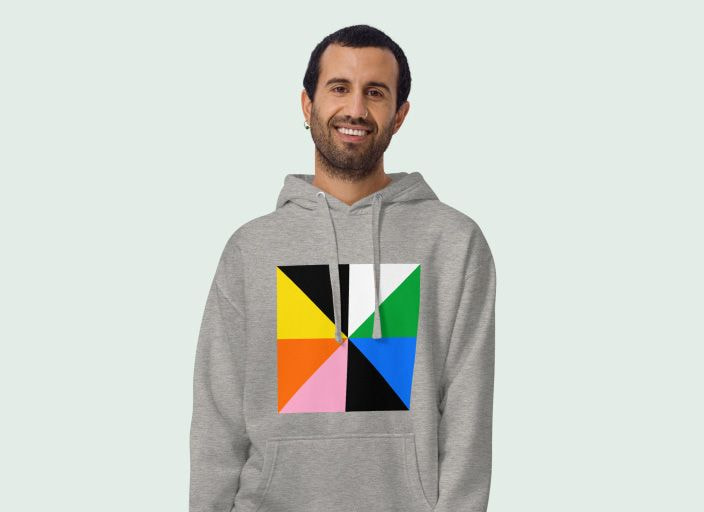 Sudadera Personalizada Sin cierre con Gorro y Cangurera ▻ M Publicidad