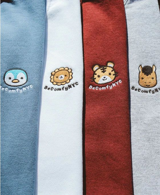 embroidery examples with animal designs