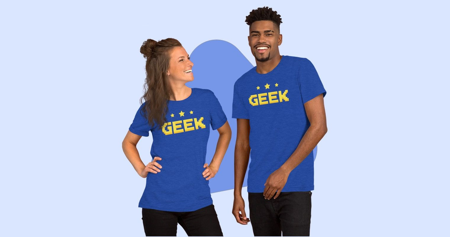 avis teater skovl Custom Geek T-Shirts | Printful