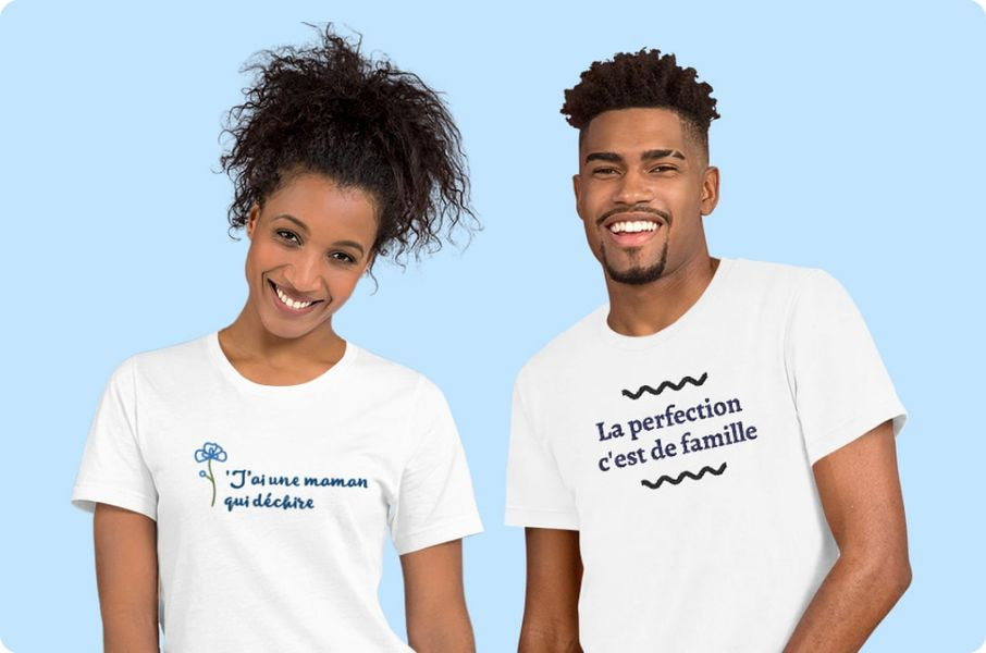 Tee-shirts personnalisés pour la famille