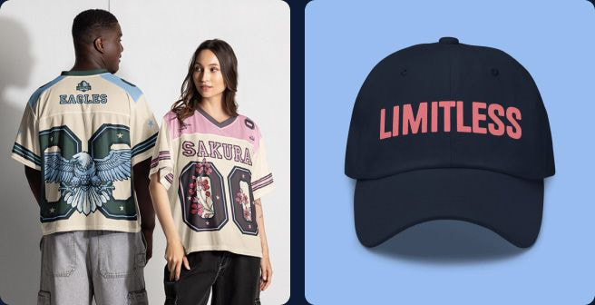 Models wearing sportswear