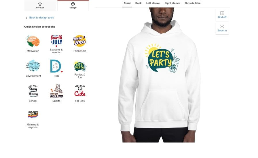 Free online hoodie online design maker