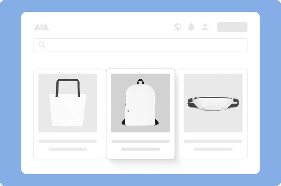white product selection