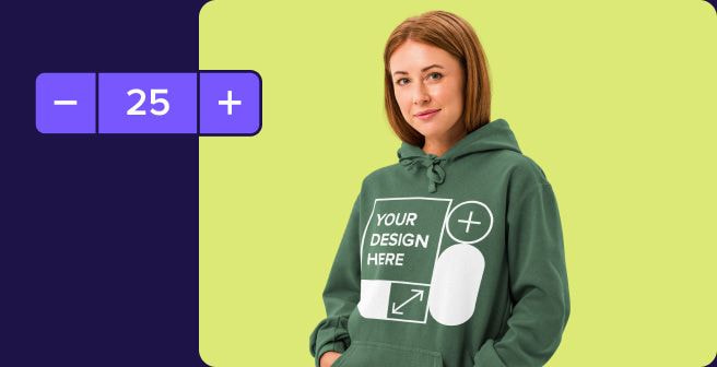 Hoodie with custom design