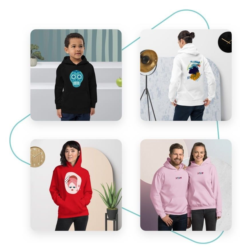 Naispanda Pull à Capuche Personnalisé avec Texte ou Photo, Sweat à Capuche  Personnalisée pour Hommes Femmes, Pulls Molletonnés Personnalisé,  Personnalisable Imprimée Sweat à Capuche Unisexe - S : : Mode