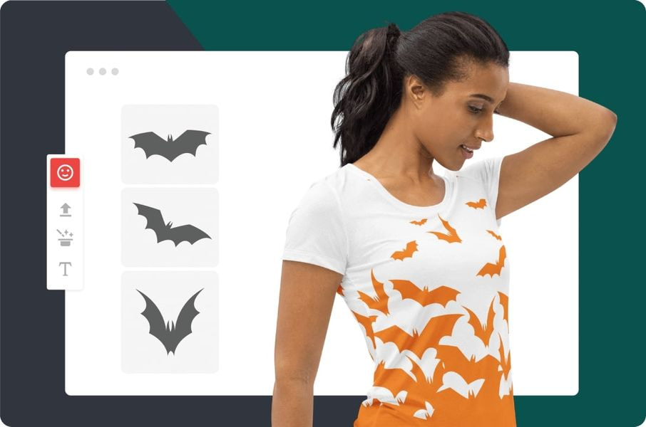 Diseña camisetas personalizadas Halloween Printful