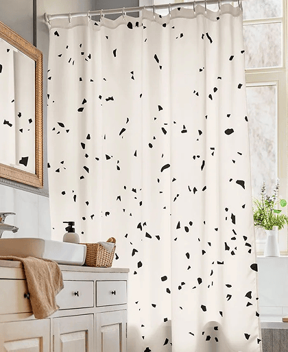 dappled shower curtain