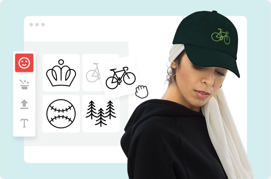 Create your own baseball cap online