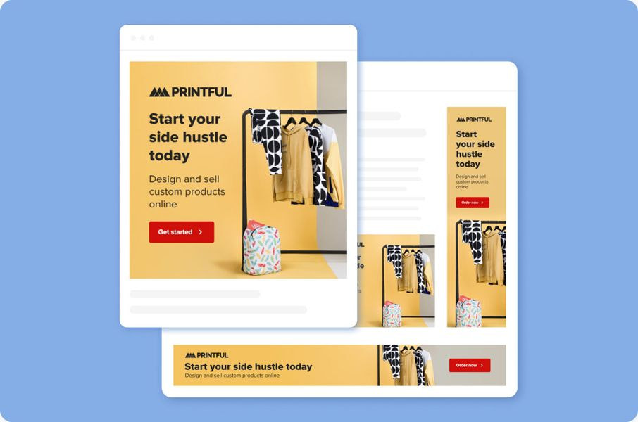 Printful landing page