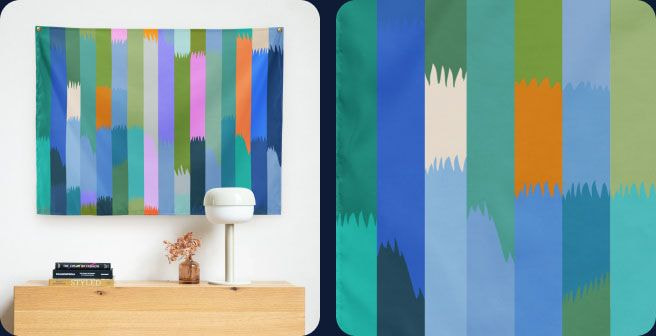 a woman holding a beach towel