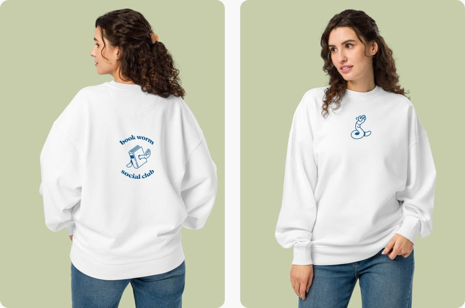 Unisex Organic Oversized Sweatshirt 