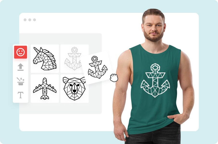 Ik heb een Engelse les draaipunt voordeel Custom Tank Tops—Design and Sell with No Minimums | Printful