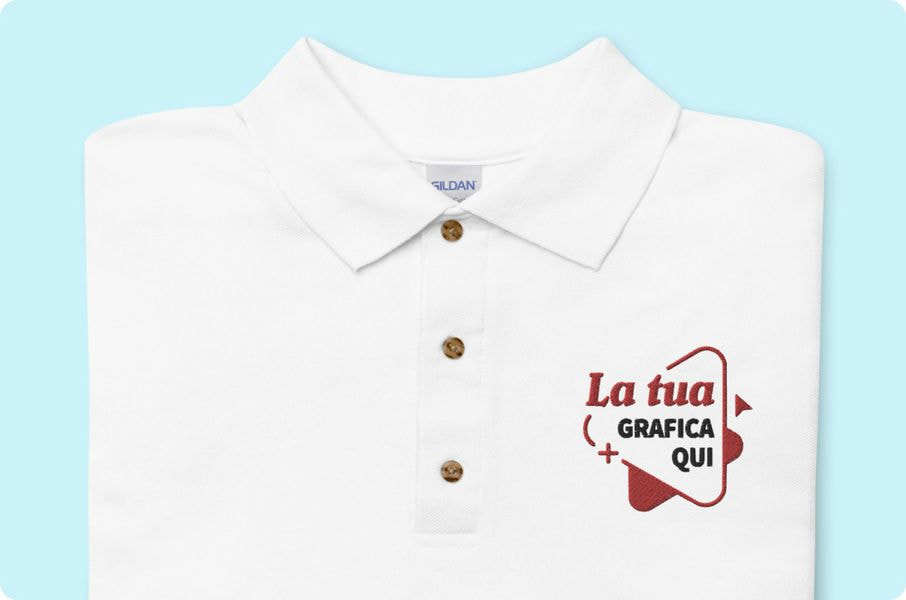 Polo con logo personalizzato best sale