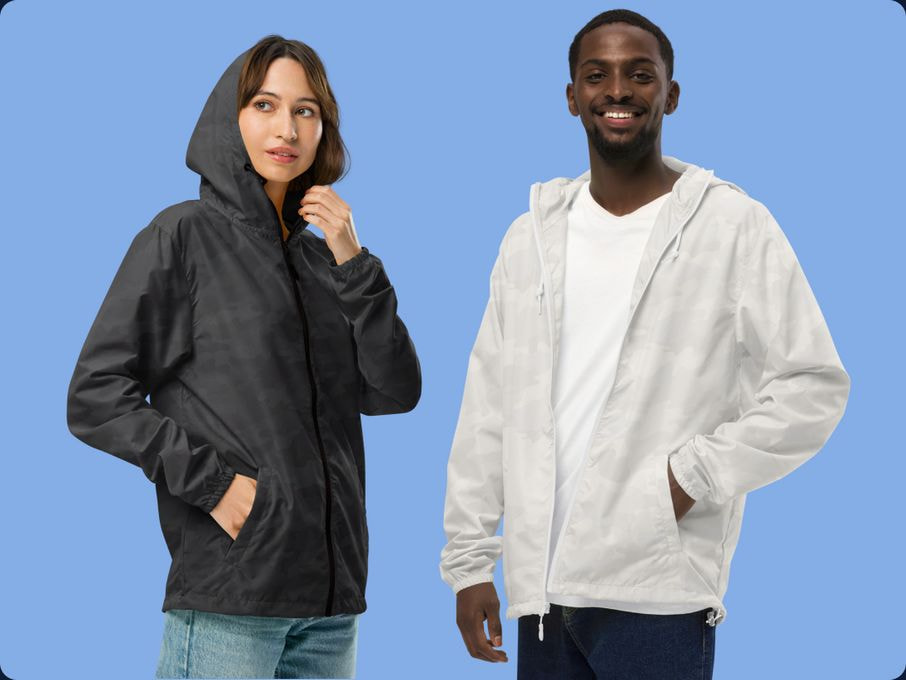 a man and woman wearing jackets