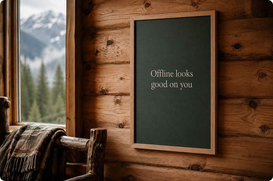 a sign on a wall