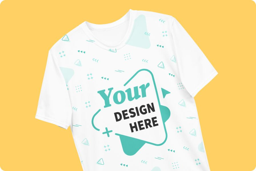 All-Over Custom T-Shirt Printing. Design All-Over Print T-Shirt