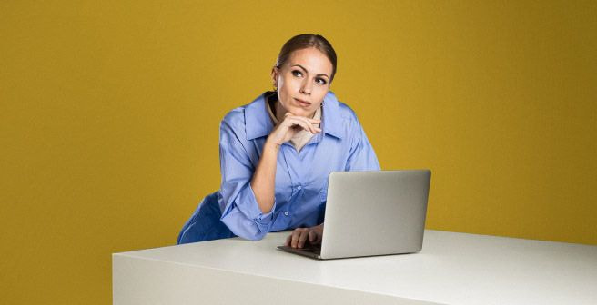 A person staring a Etsy print-on-demand business